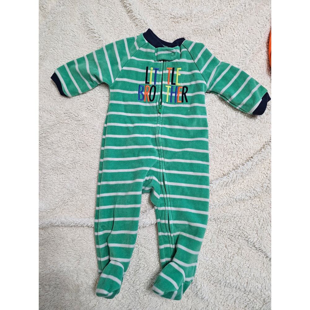 Little Brother fleece one piece footie